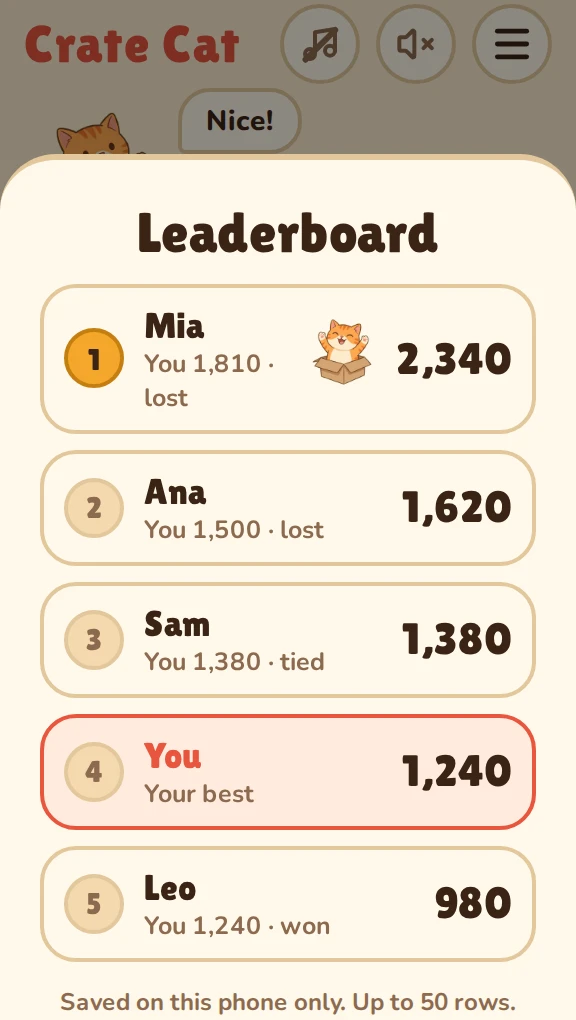 Crate Cat screenshot 3