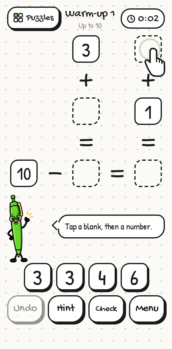 Bea's Crossmath screenshot 1