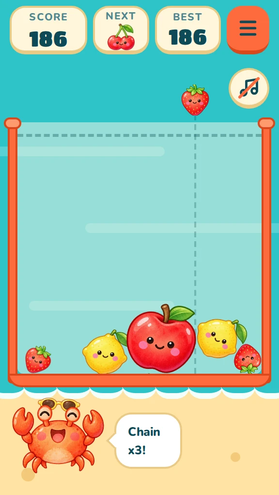 Fruit Beach screenshot 2