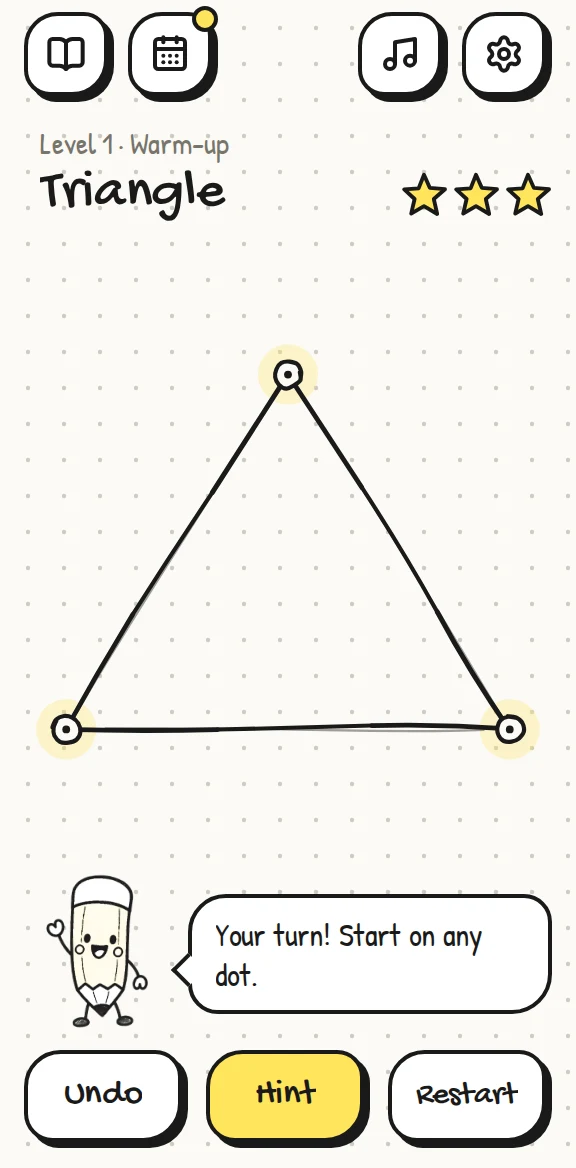 One-stroke Doodle screenshot 1