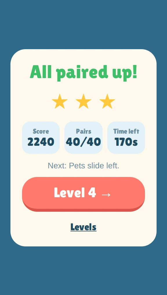 Pet Pairs screenshot 3