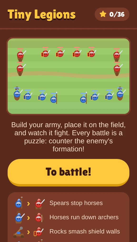 Tiny Legions screenshot 1