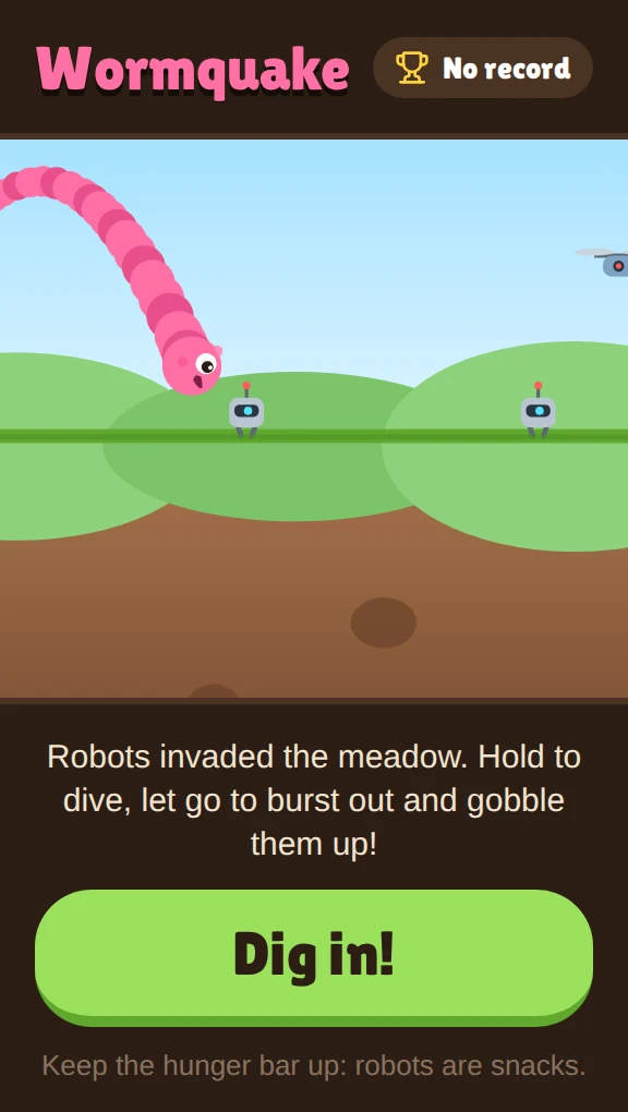 Wormquake screenshot 1